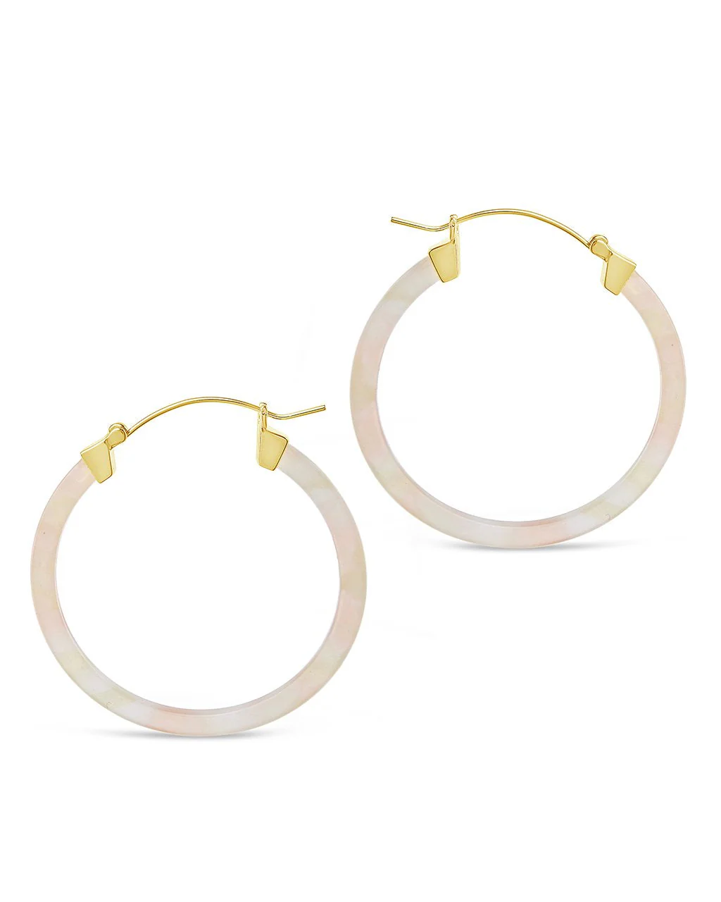 50mm Resin Hoop Earrings - Image 10