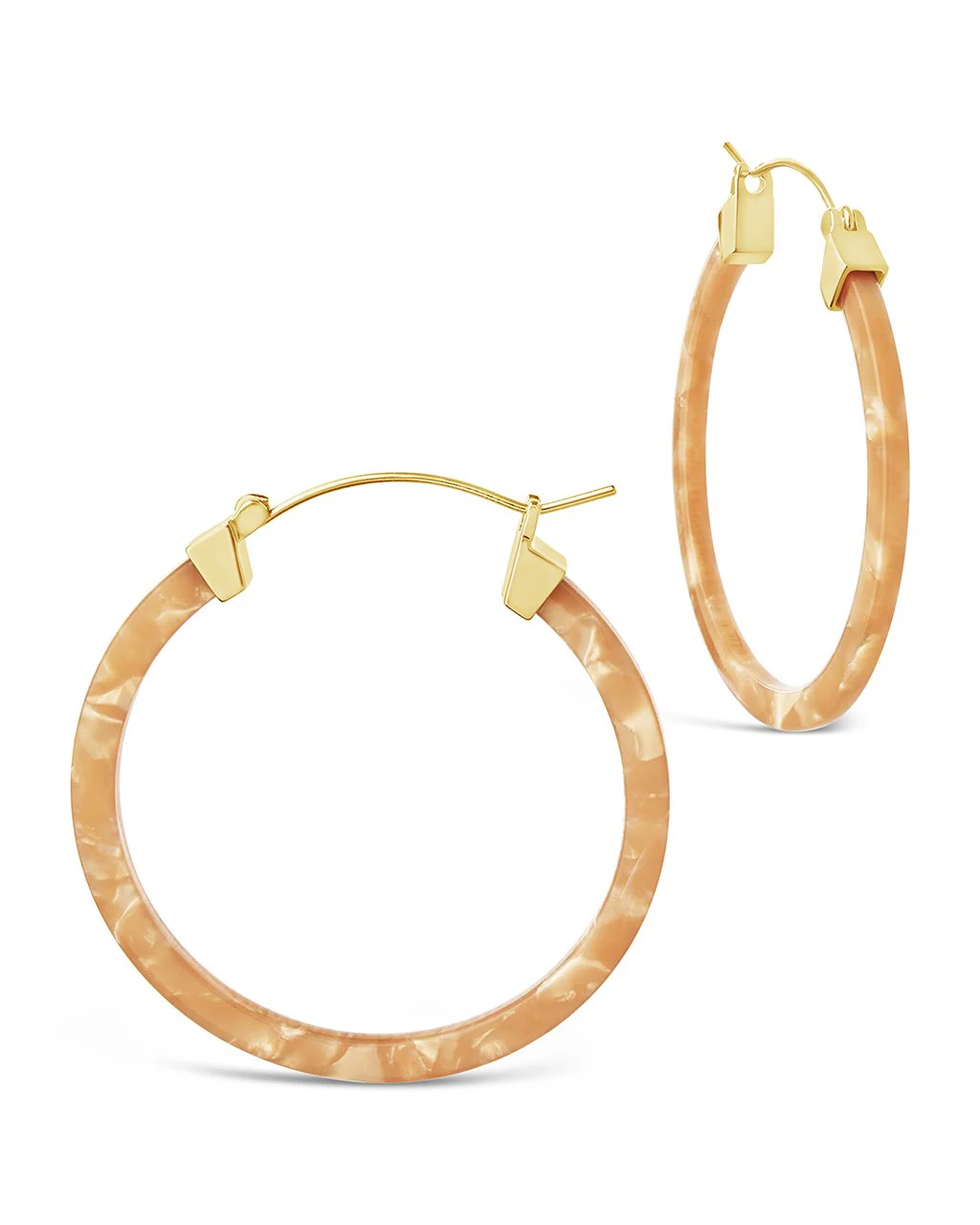 50mm Resin Hoop Earrings - Image 12