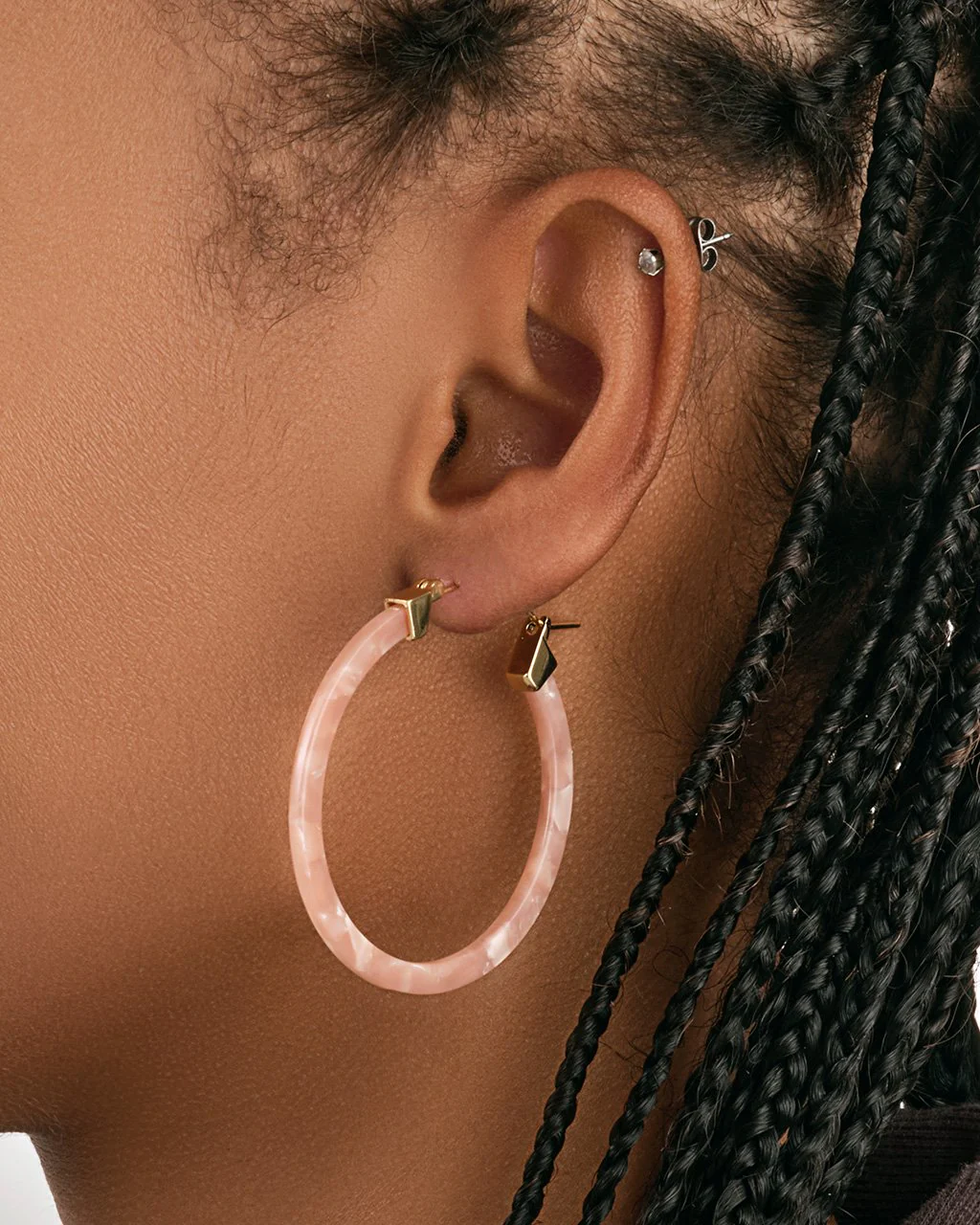 50mm Resin Hoop Earrings - Image 13