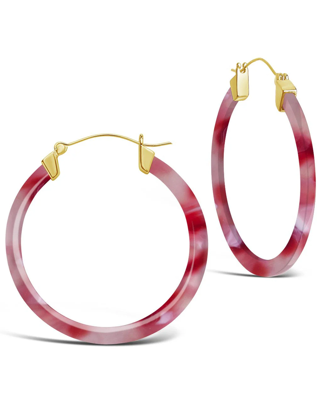 50mm Resin Hoop Earrings - Image 14