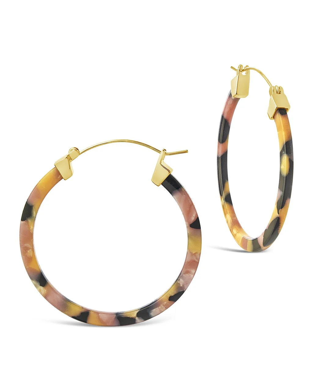 50mm Resin Hoop Earrings - Image 16