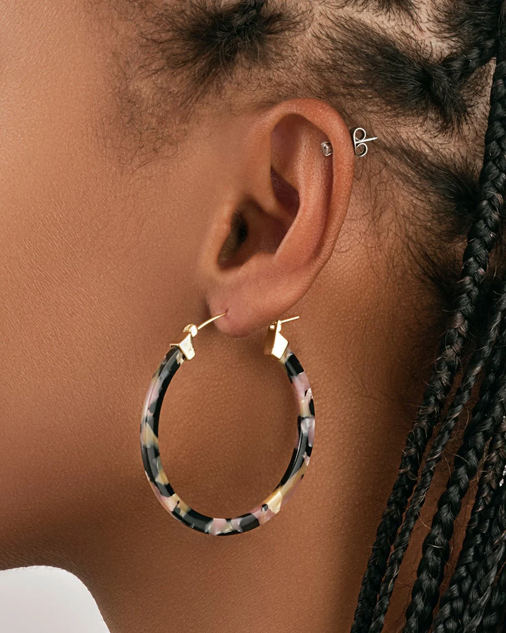 50mm Resin Hoop Earrings - Image 17