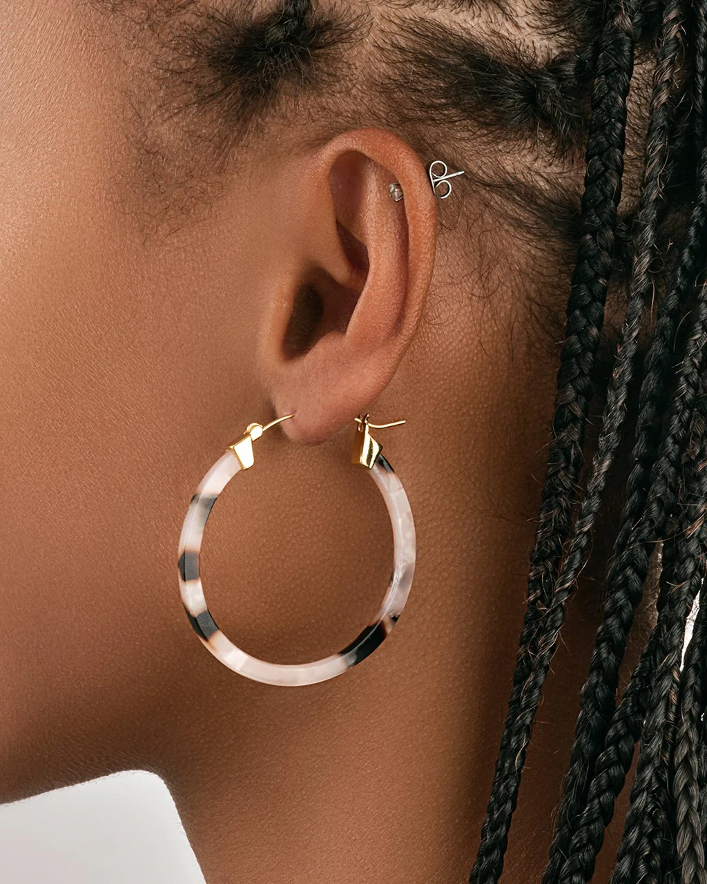 50mm Resin Hoop Earrings - Image 19