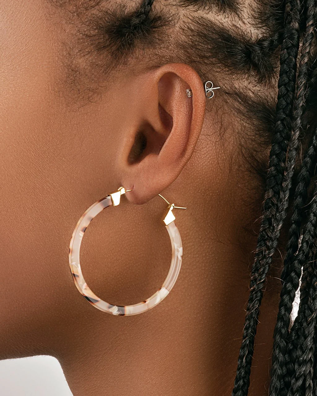 50mm Resin Hoop Earrings - Image 21