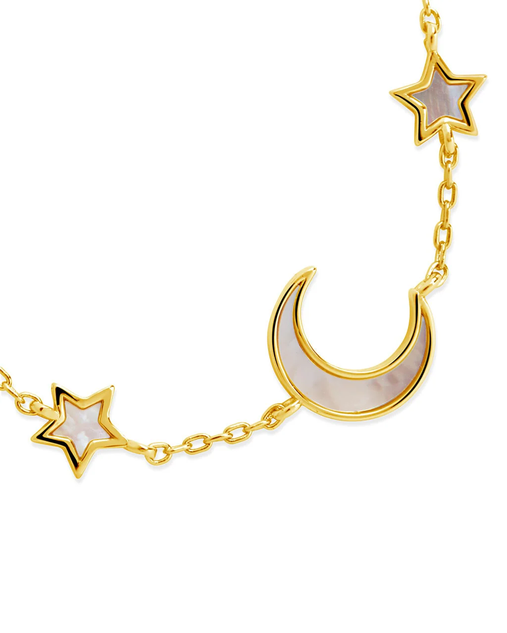 Adda Moonstone Star & Moon Station Bracelet - Image 3