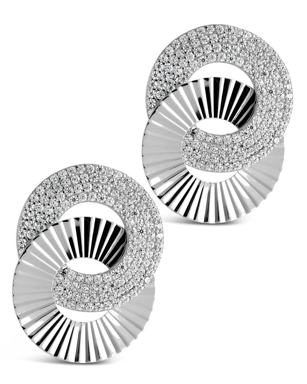 Adelina Linking Drop Stud Earrings - Image 7