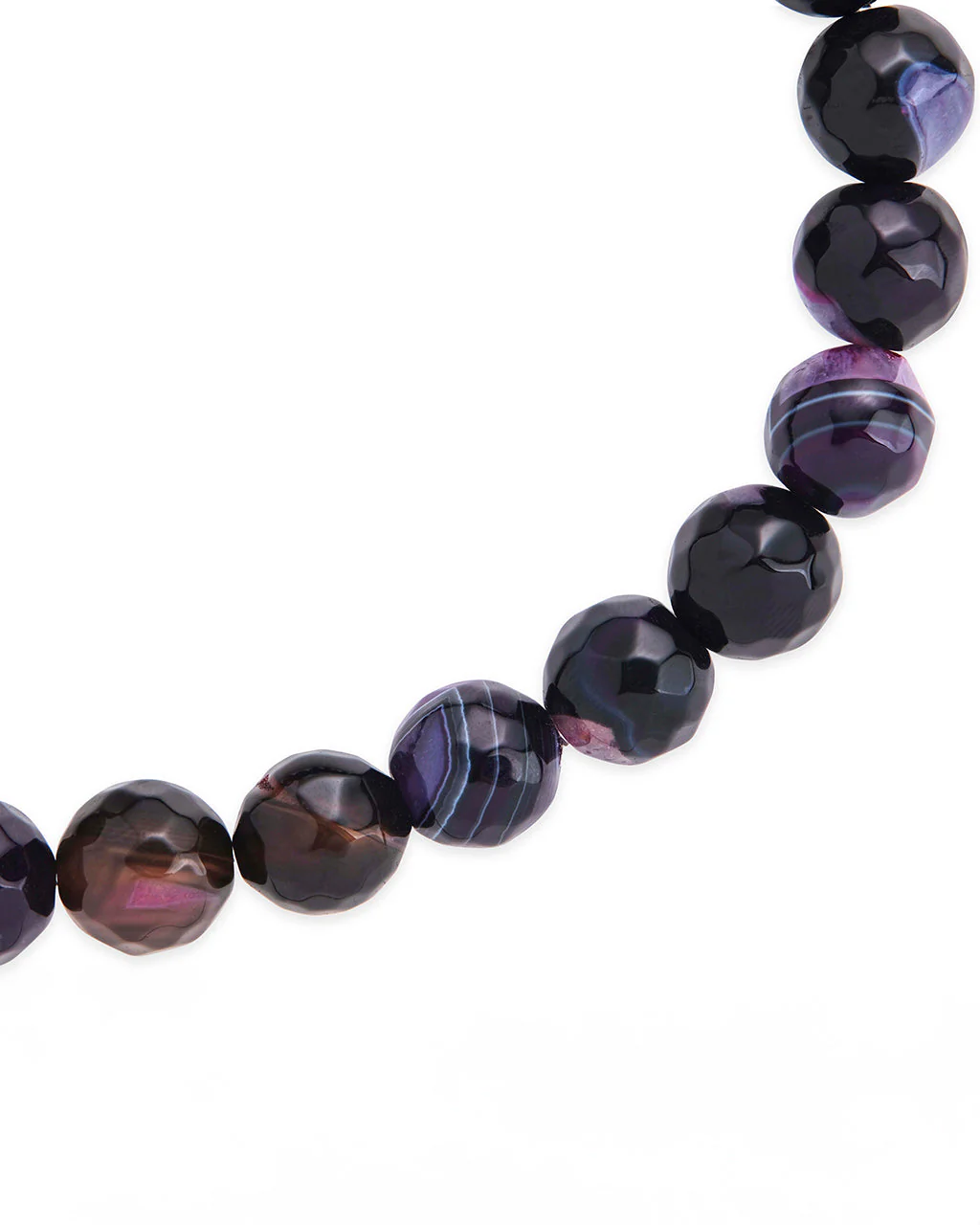 Agate Beaded Stretch Bracelet - Image 3