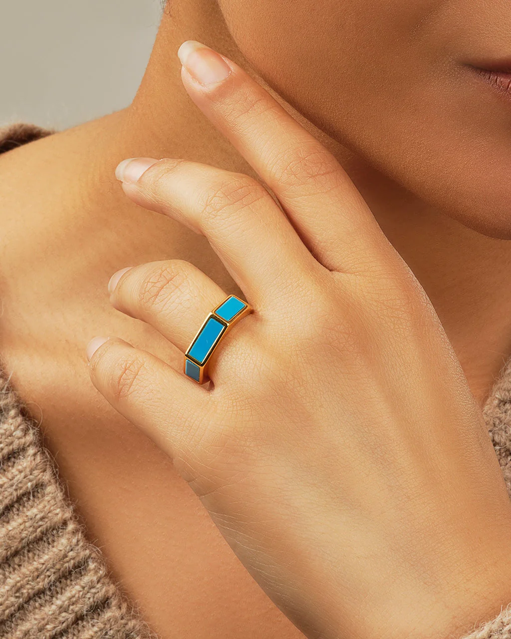 Alani Gemstone Stacking Ring - Image 10