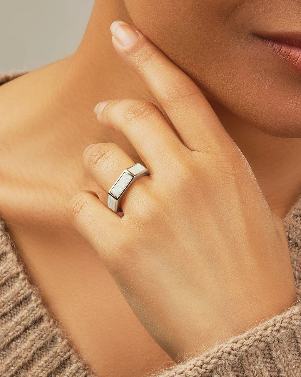 Alani Gemstone Stacking Ring - Image 14