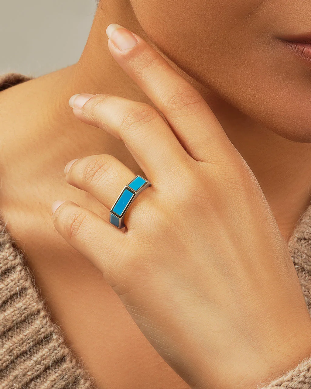 Alani Gemstone Stacking Ring - Image 19