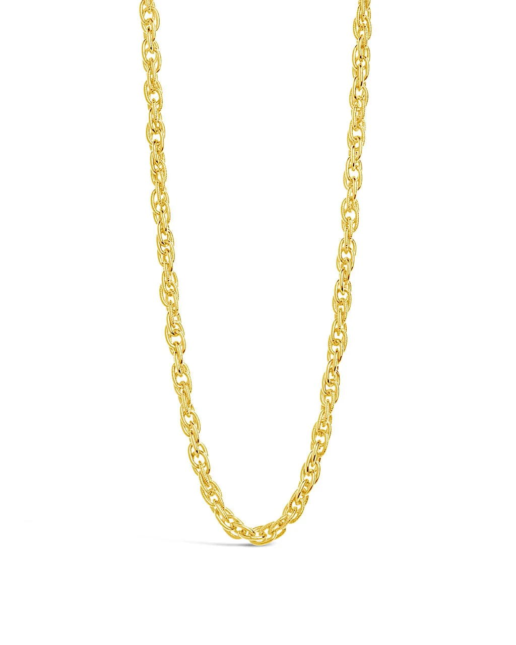 Alex Interlocking Links Chain Necklace - Image 3
