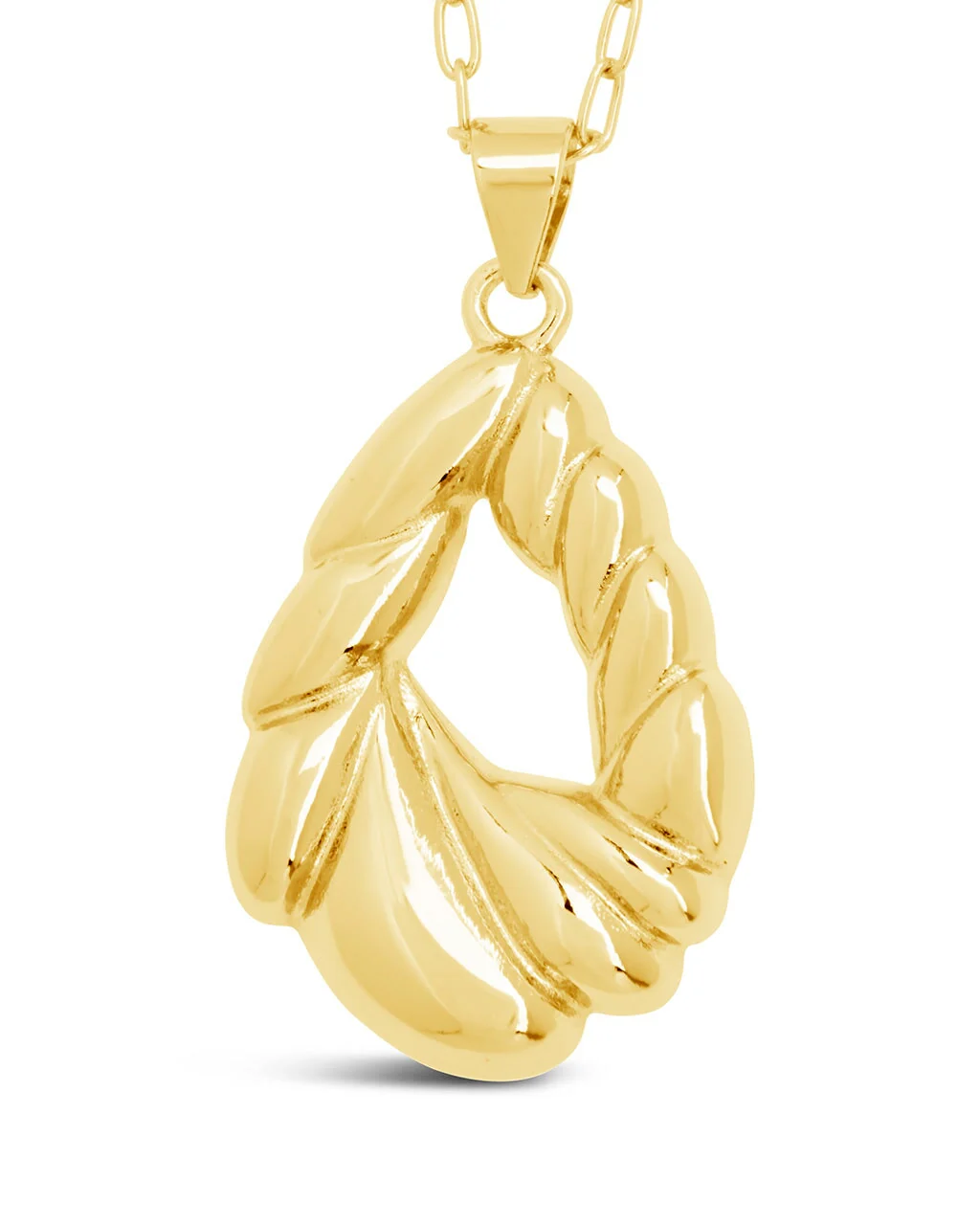 Alouette Textured Pendant Necklace - Image 3