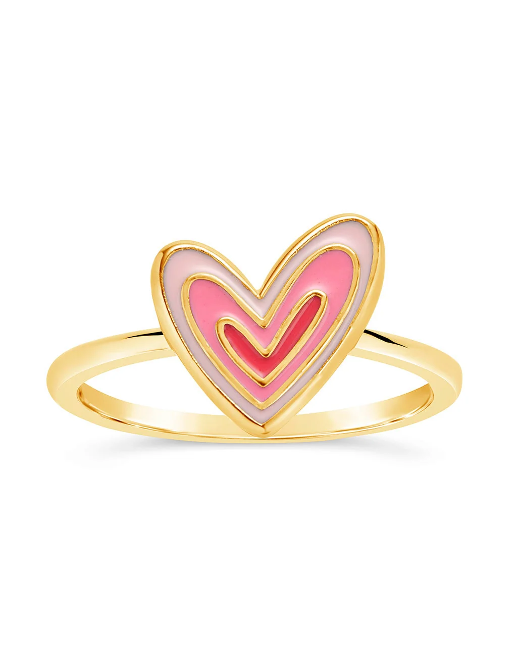 Amanda Enamel Heart Ring - Image 11