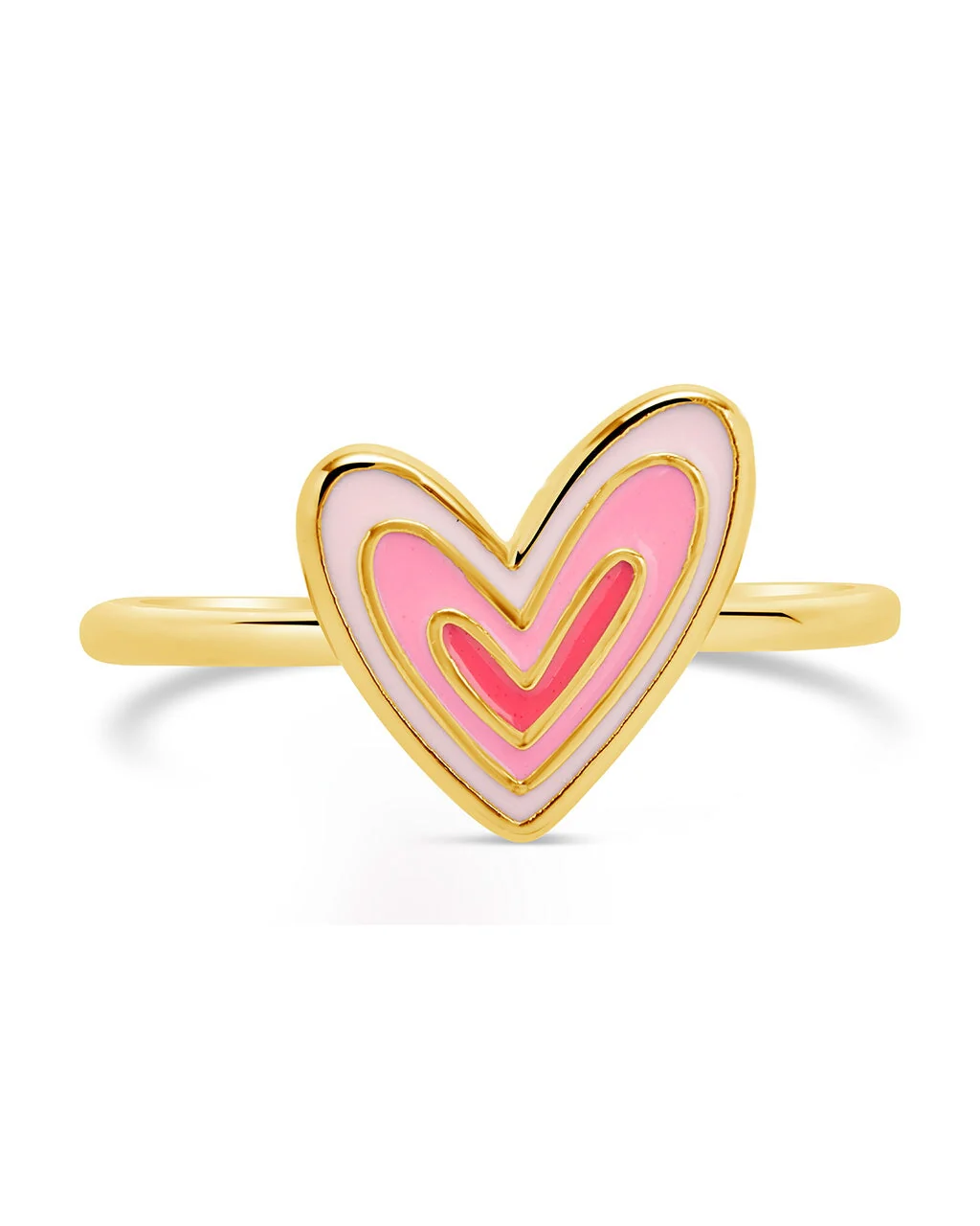 Amanda Enamel Heart Ring - Image 3