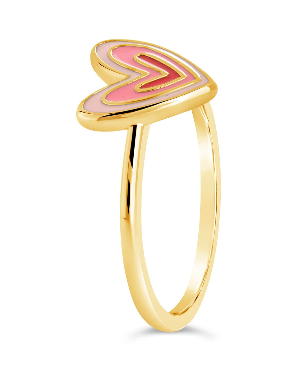 Amanda Enamel Heart Ring - Image 6