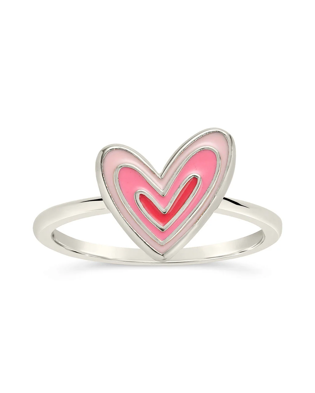 Amanda Enamel Heart Ring - Image 9