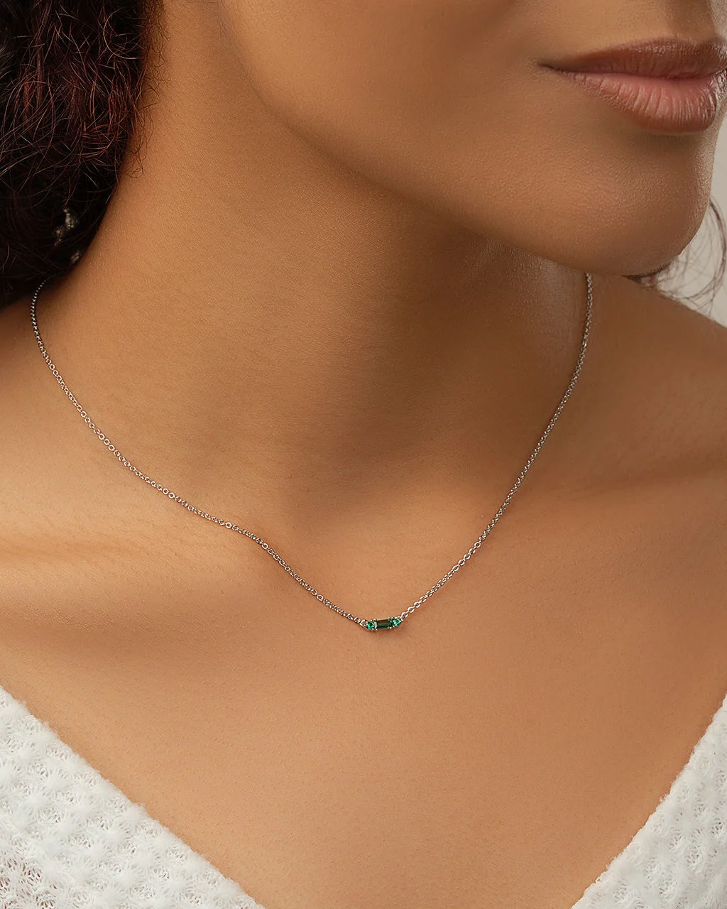 Amara CZ Pendant Necklace - Image 11