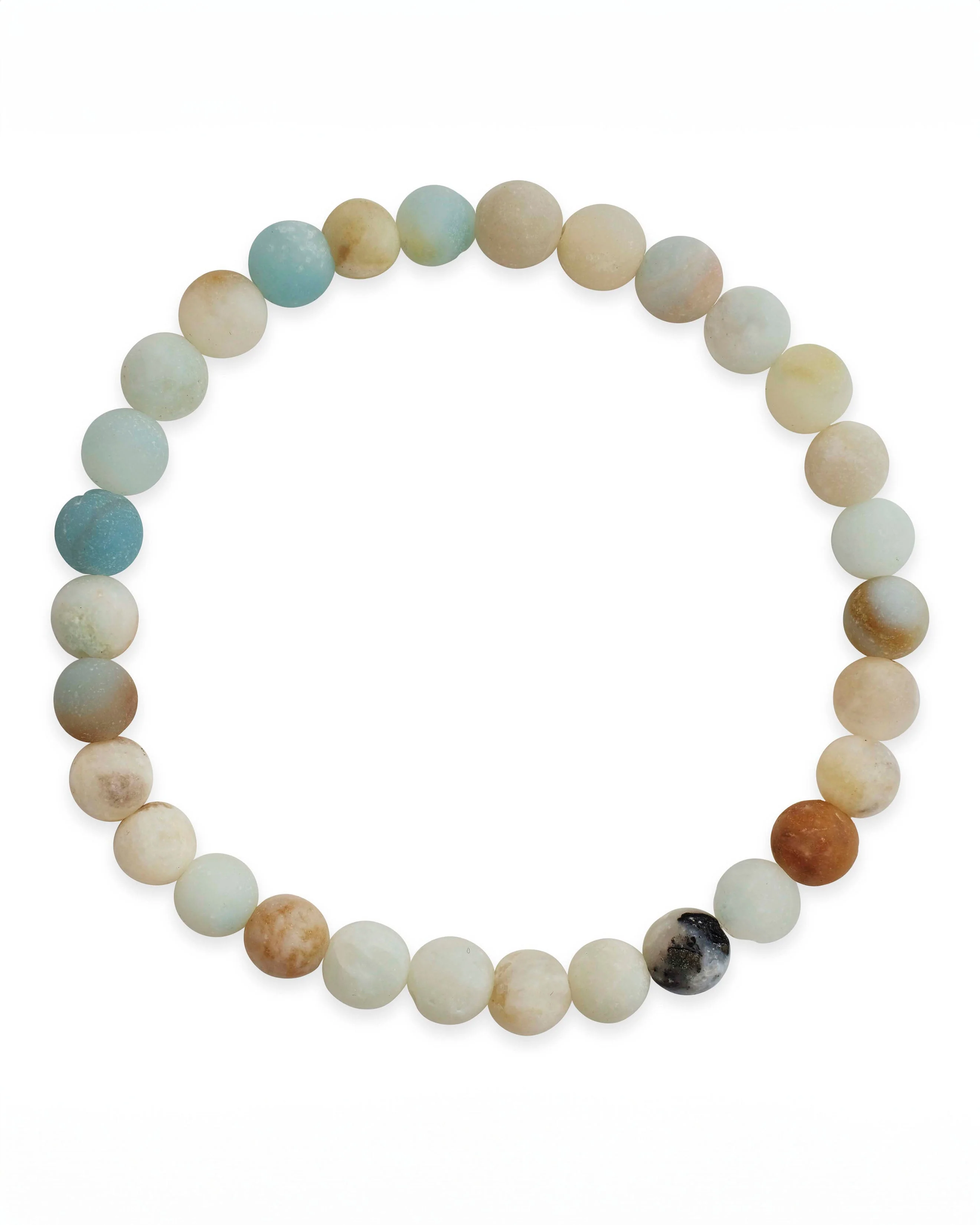 Amazonite-Quartz Beaded Stretch Bracelet - Image 5