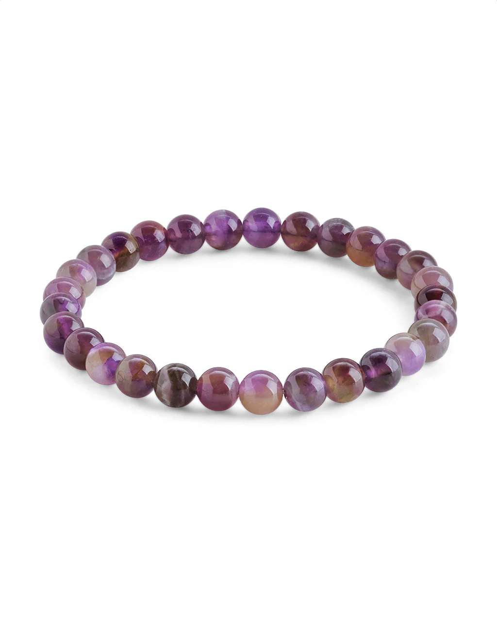 Amethyst Beaded Stretch Bracelet - Image 13