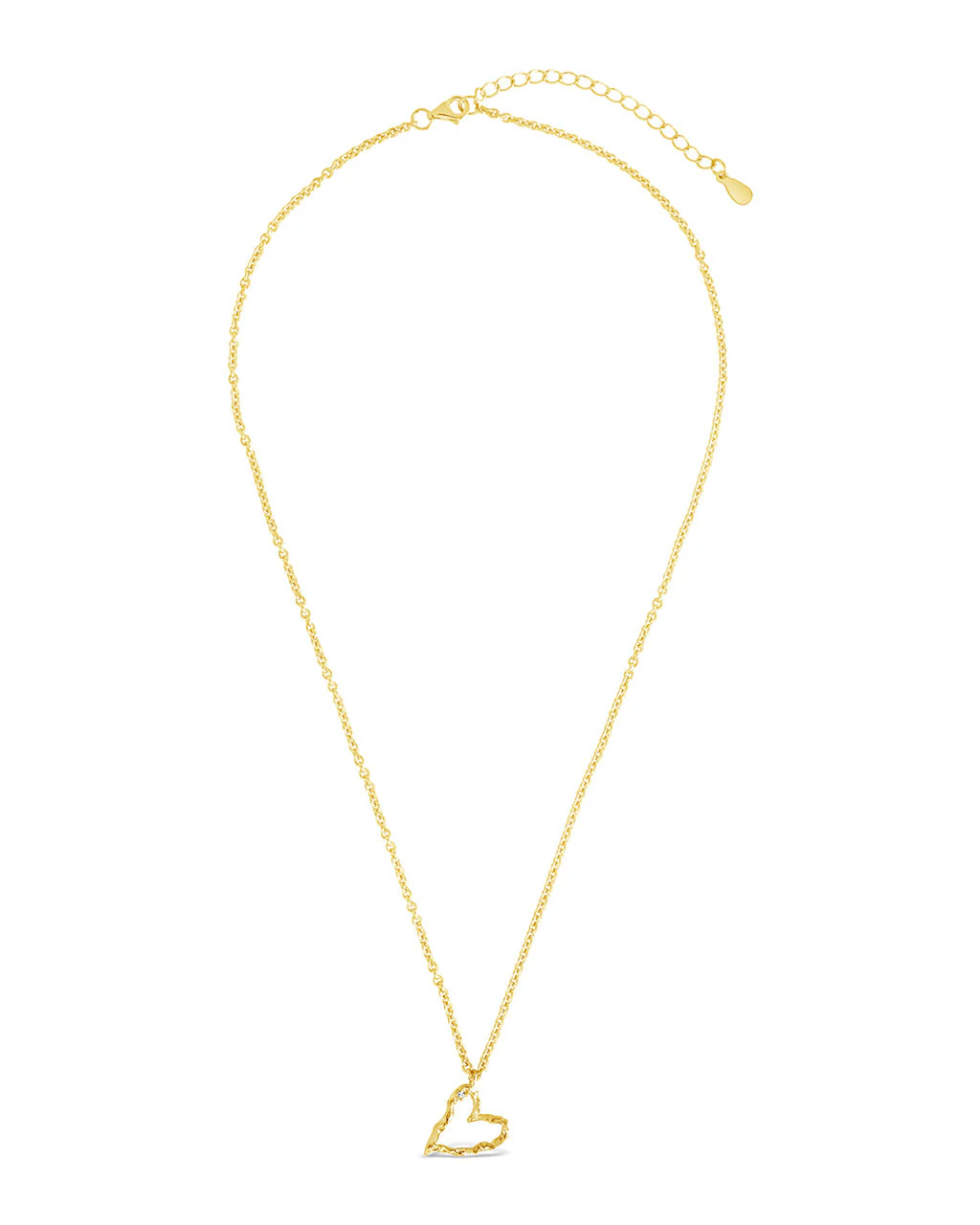 Amia CZ Heart Pendant Necklace - Image 3