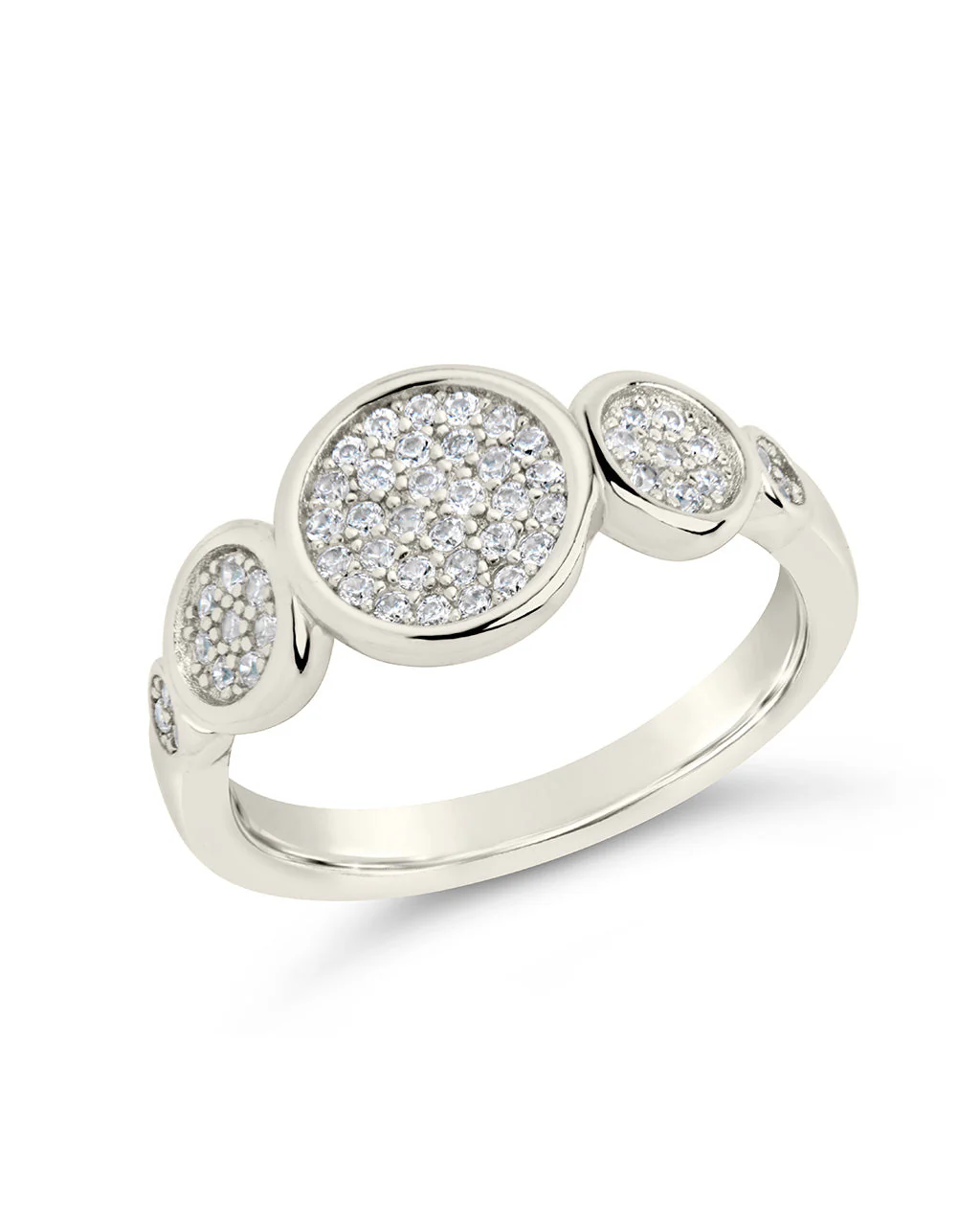 Amy CZ Studded Disk Ring - Image 6