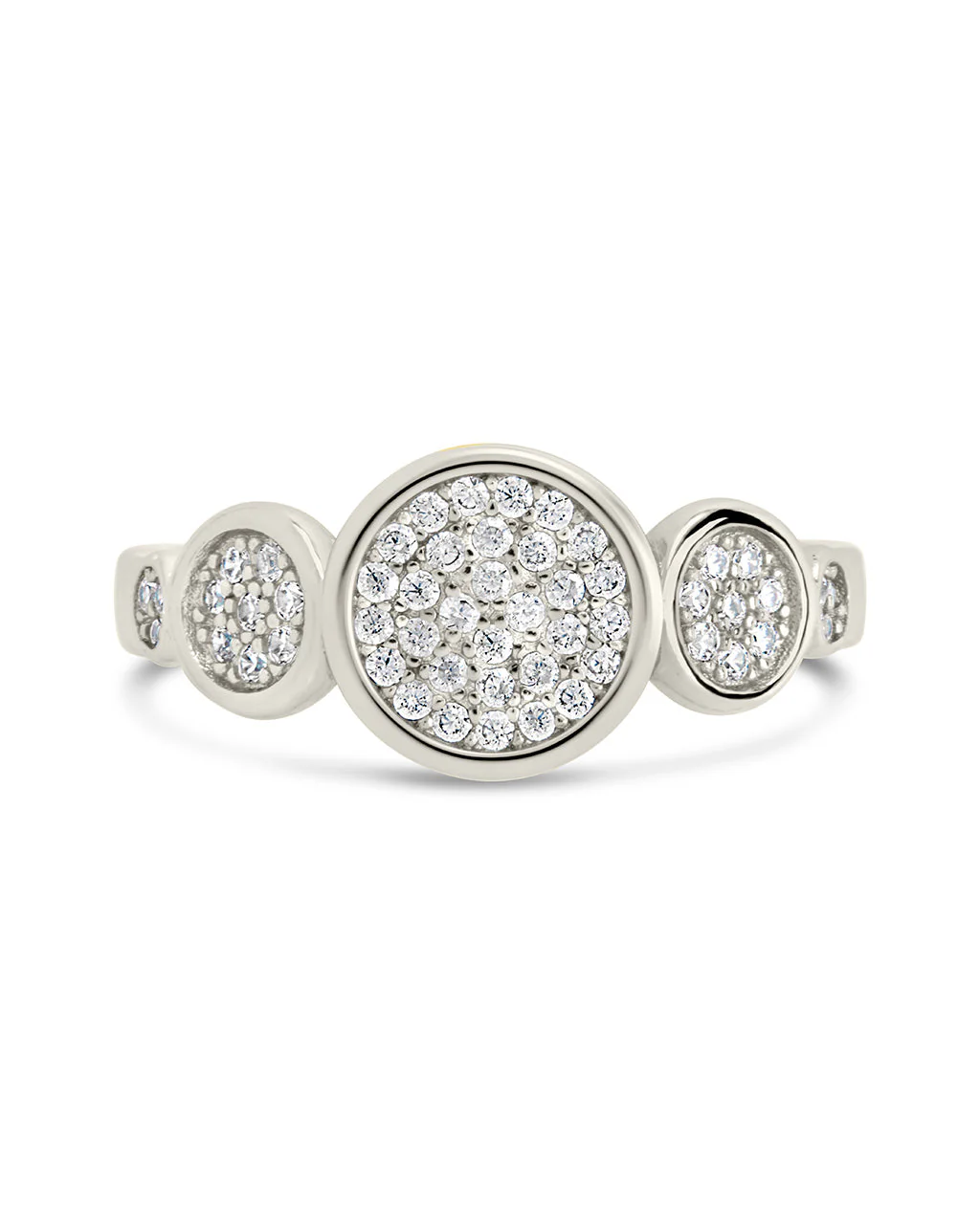 Amy CZ Studded Disk Ring - Image 8