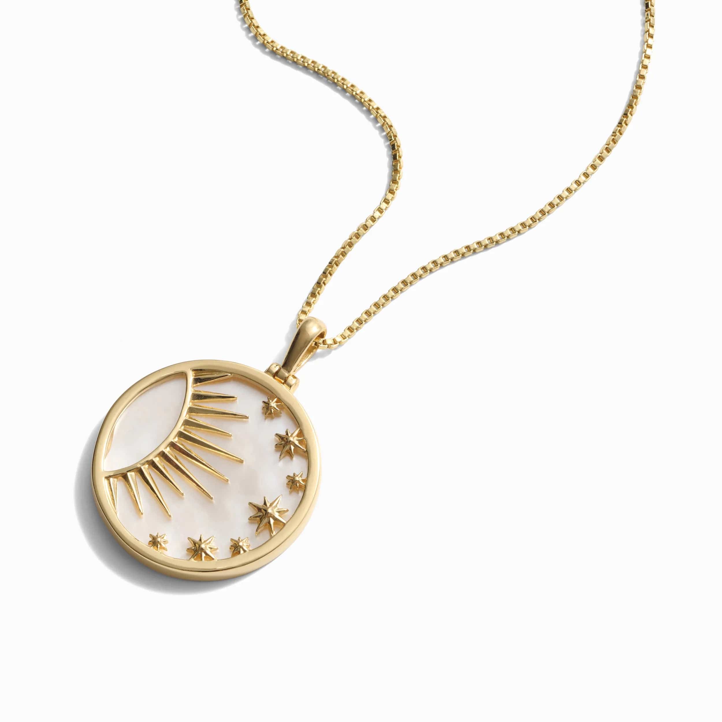 Celestial Mother of Pearl Necklace - Image 7