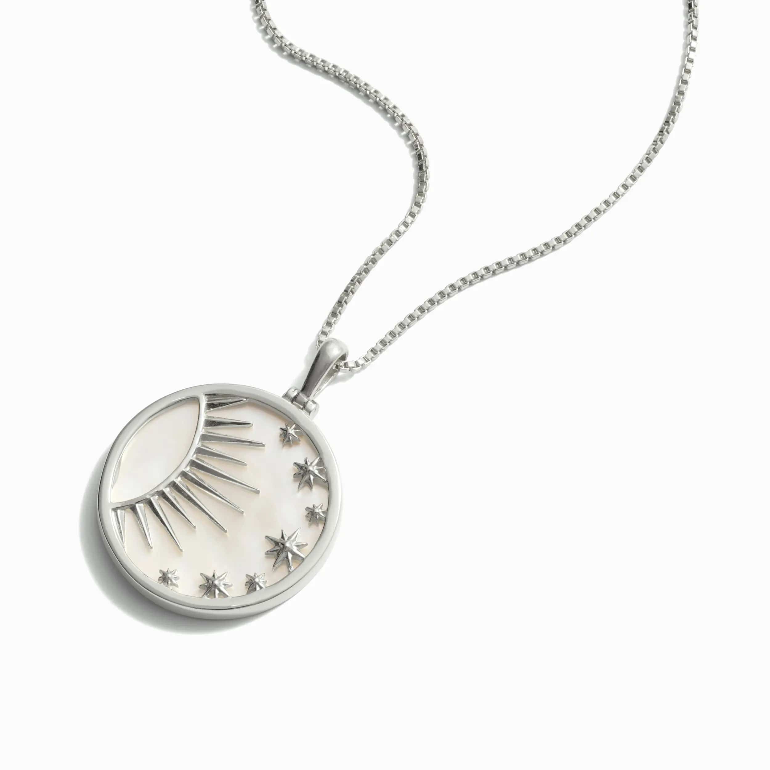 Celestial Mother of Pearl Necklace - Image 8