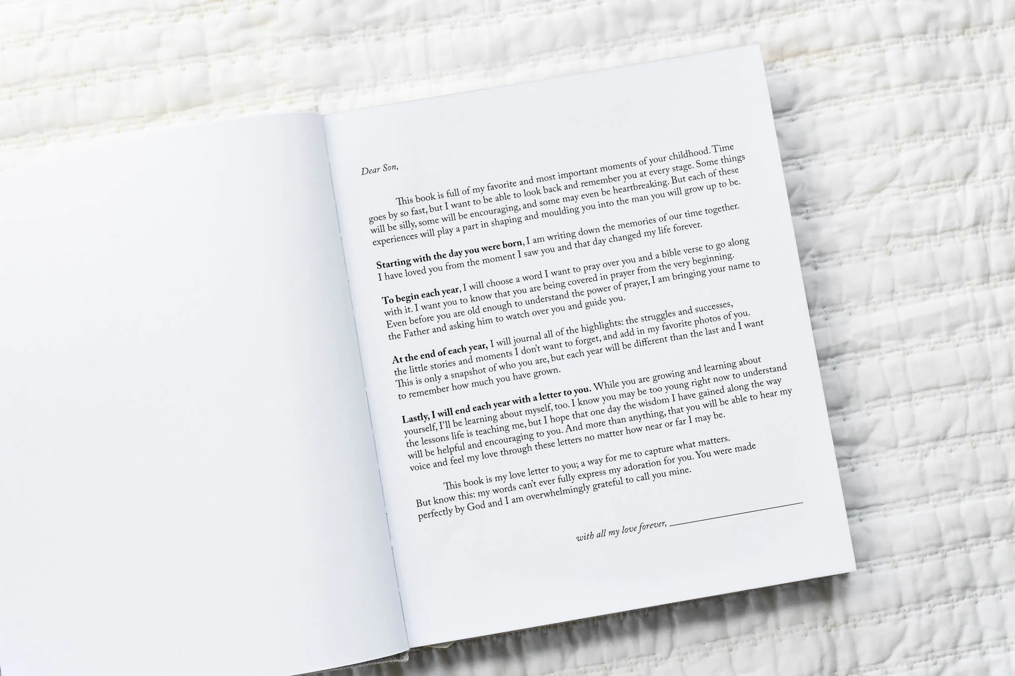 Dear Son: A Childhood Prayer Journal - Image 7