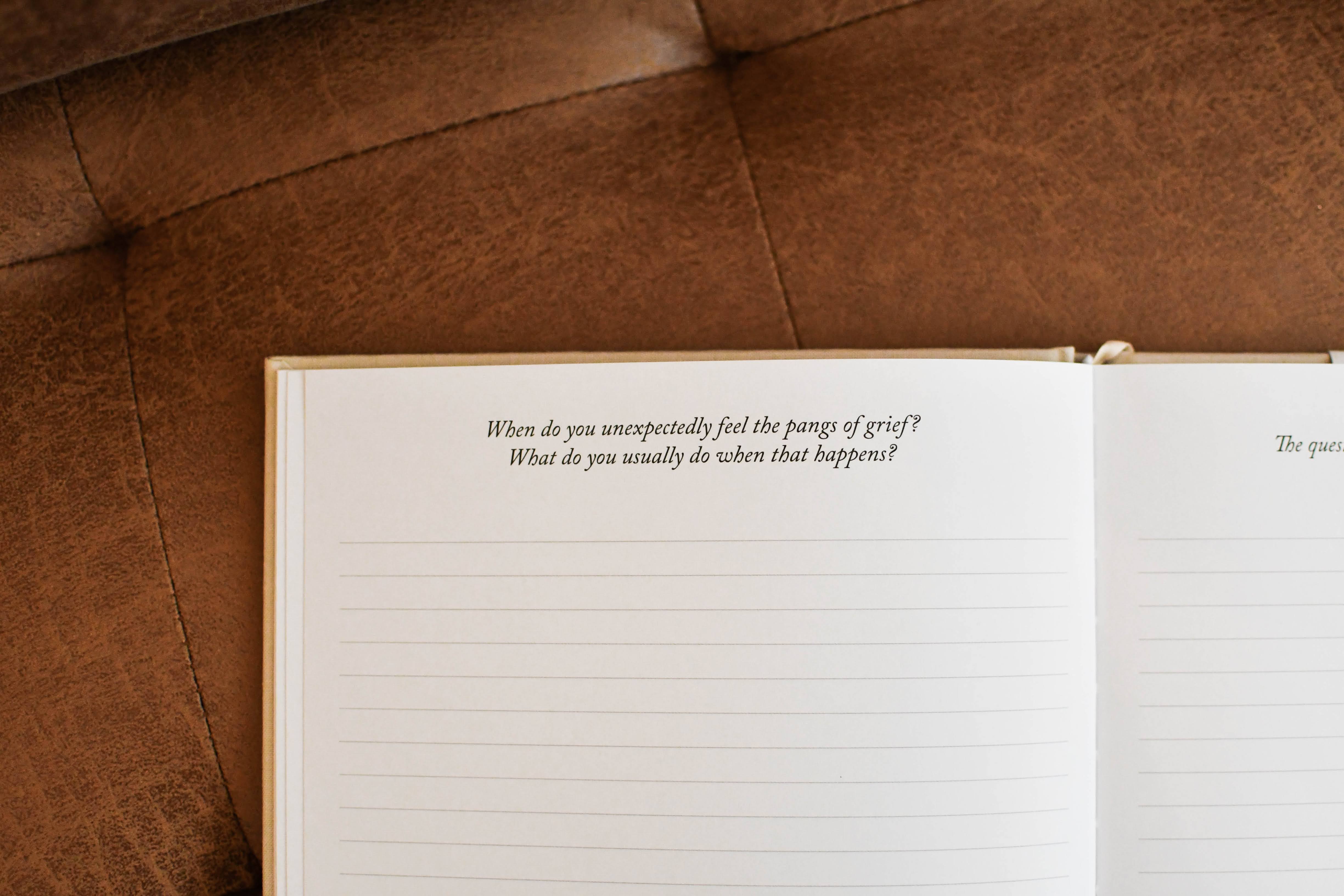 Grief Journal in Sand - Image 5