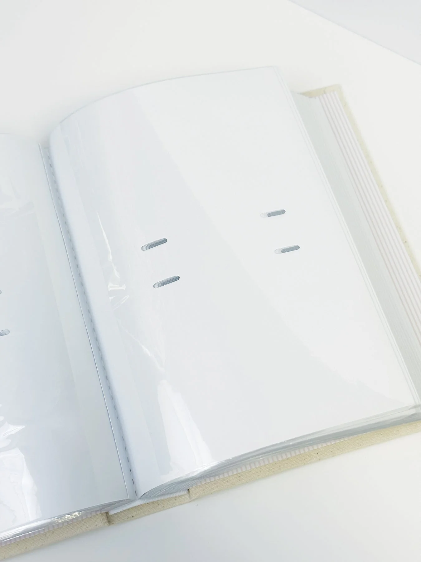 Linen Honeymoon Photo Album - Image 4
