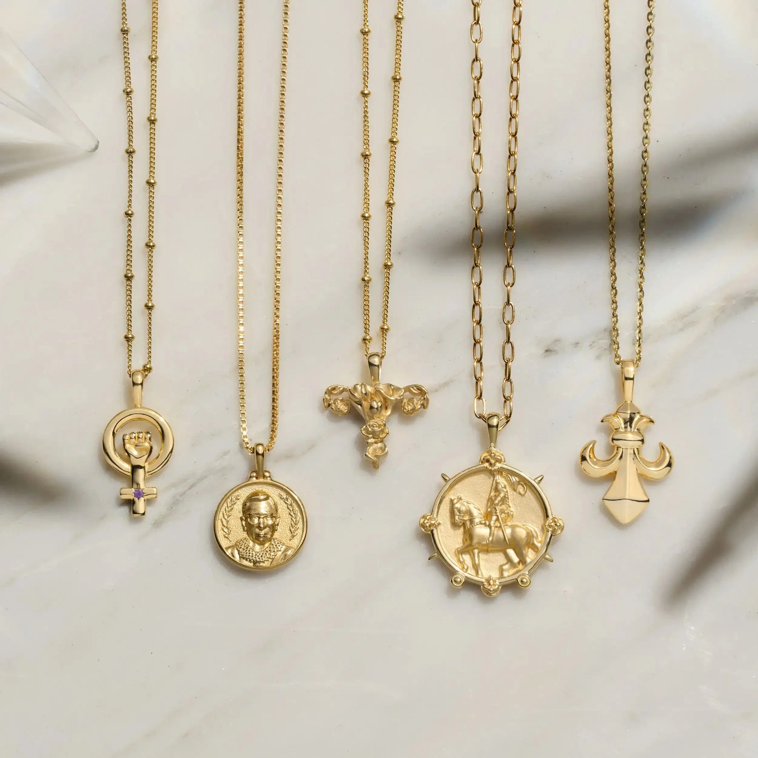 Mini Ruth Bader Ginsburg Necklace - Image 4