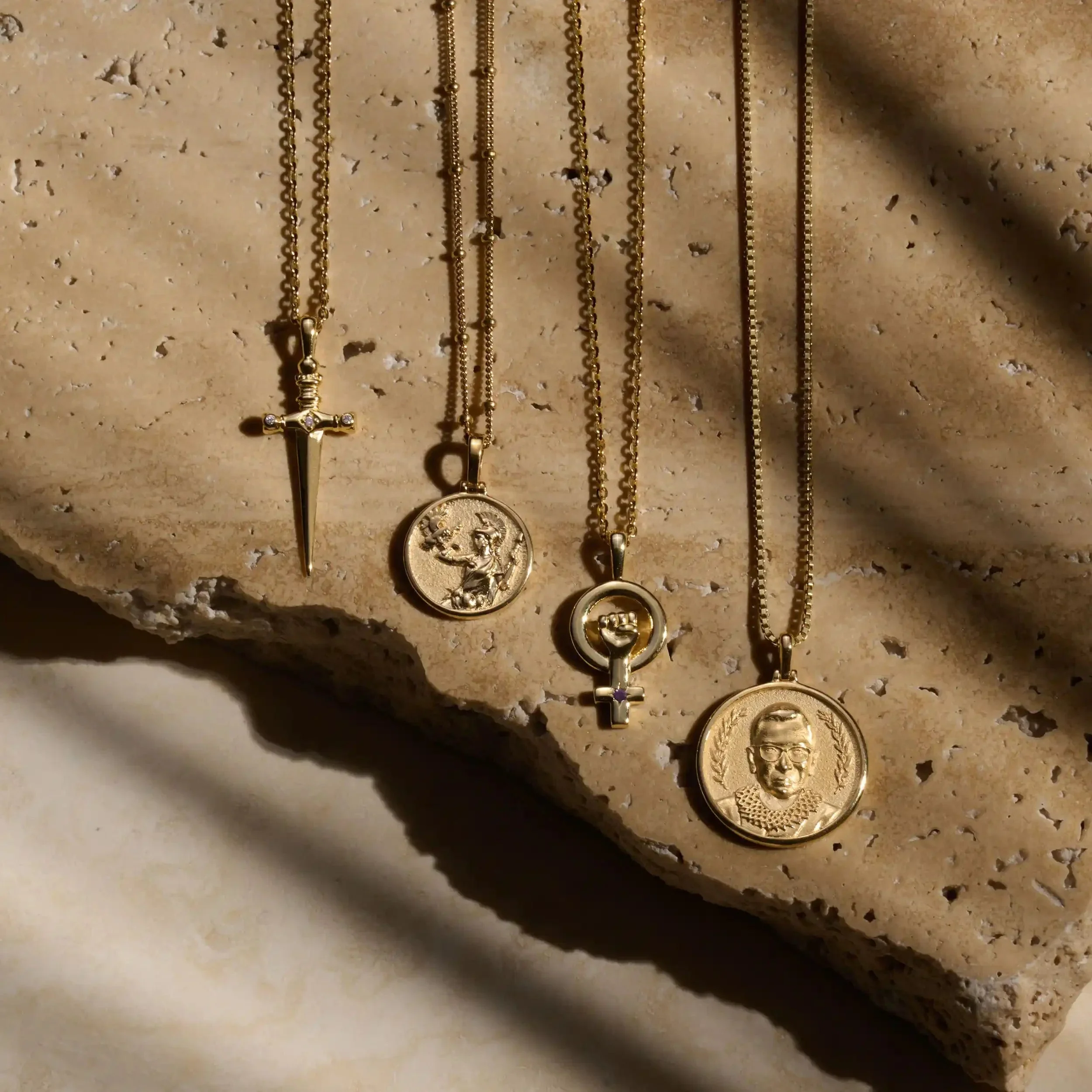 Mini Ruth Bader Ginsburg Necklace - Image 5