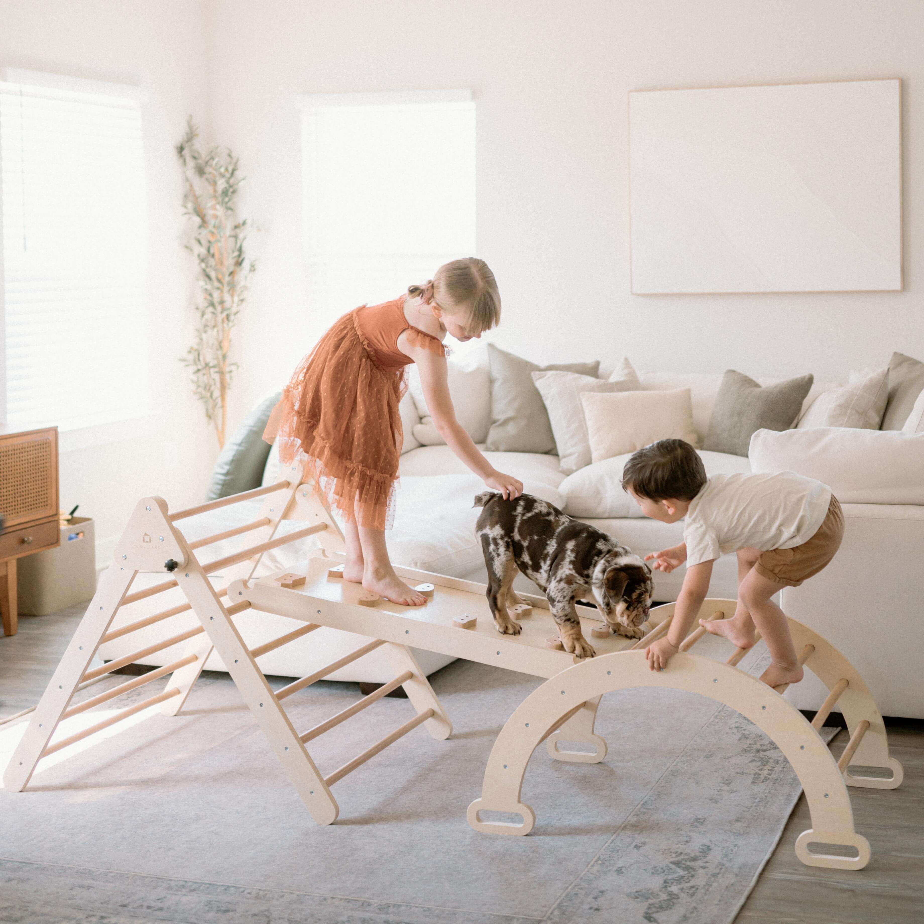 Tiny Land® 5-in-1 Montessori Climbing Set - Image 2