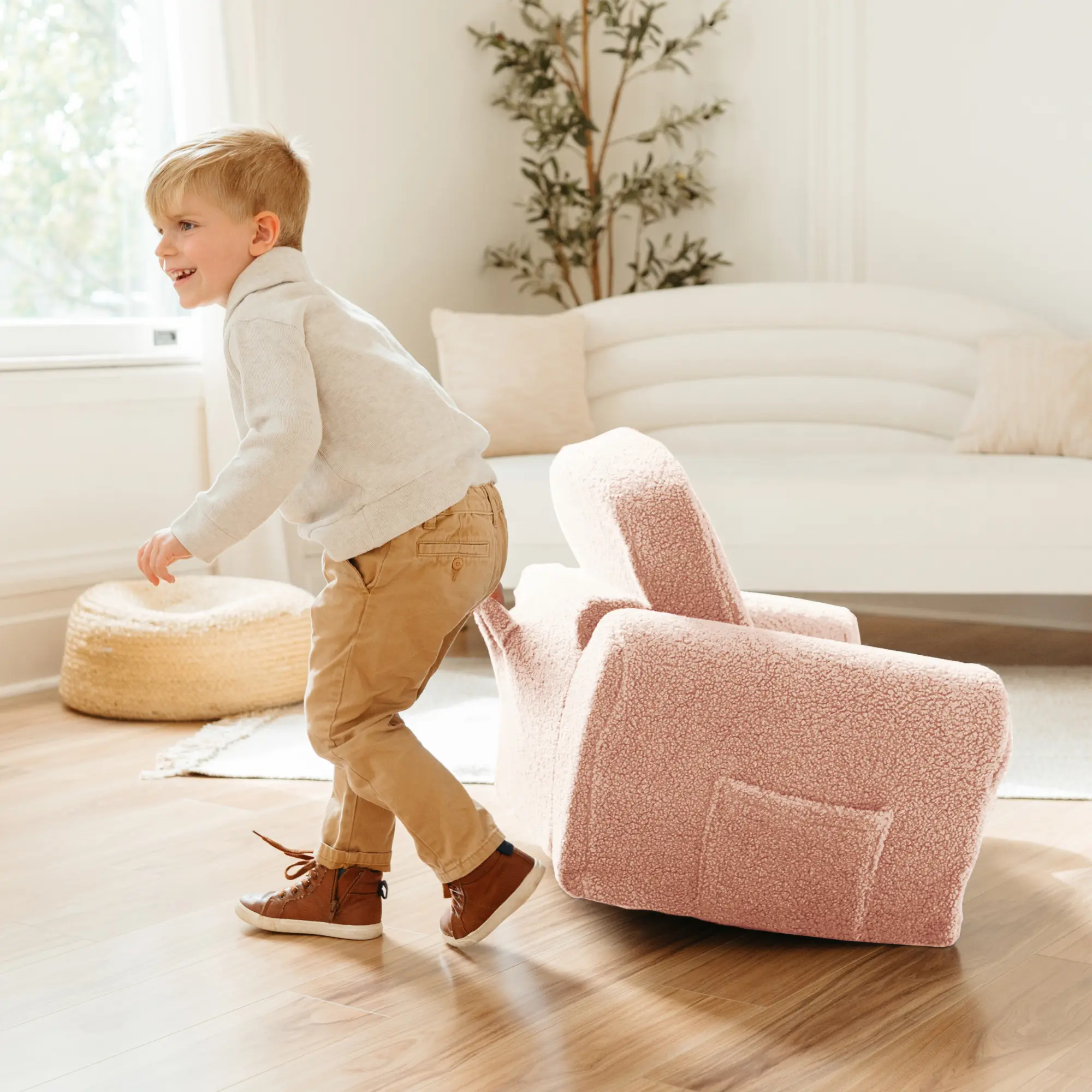 Tiny Land® Afternoon Couch —— Pink Kids Chair - Image 7