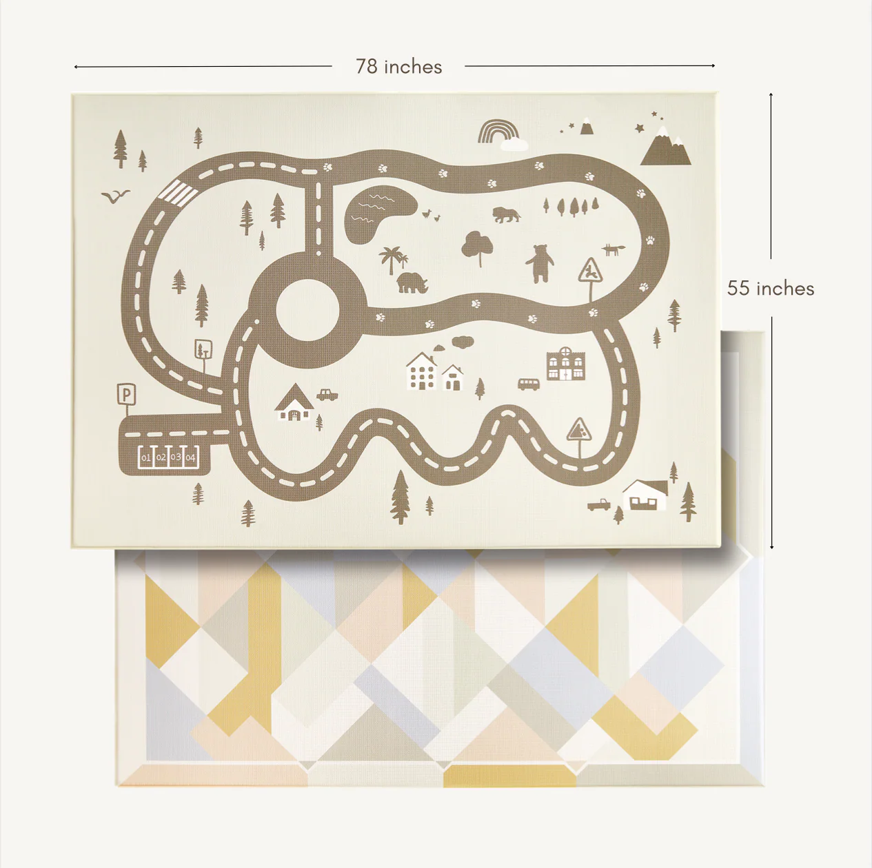 Tiny Land® Baby Playmat Urban Zoo Adventure - Image 3