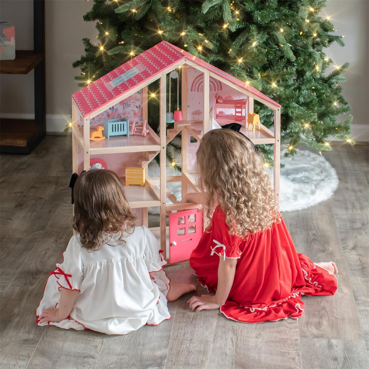 Tiny Land® Love Dollhouse with 30 Furniture - Image 11