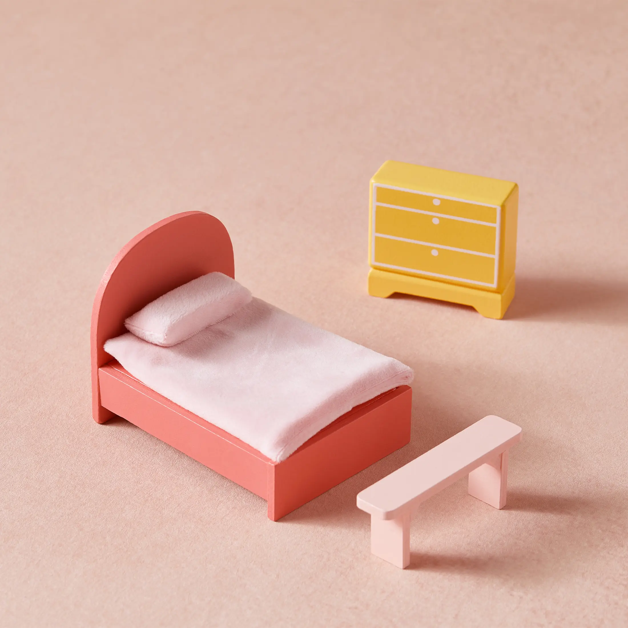Tiny Land® Love Dollhouse with 30 Furniture - Image 8