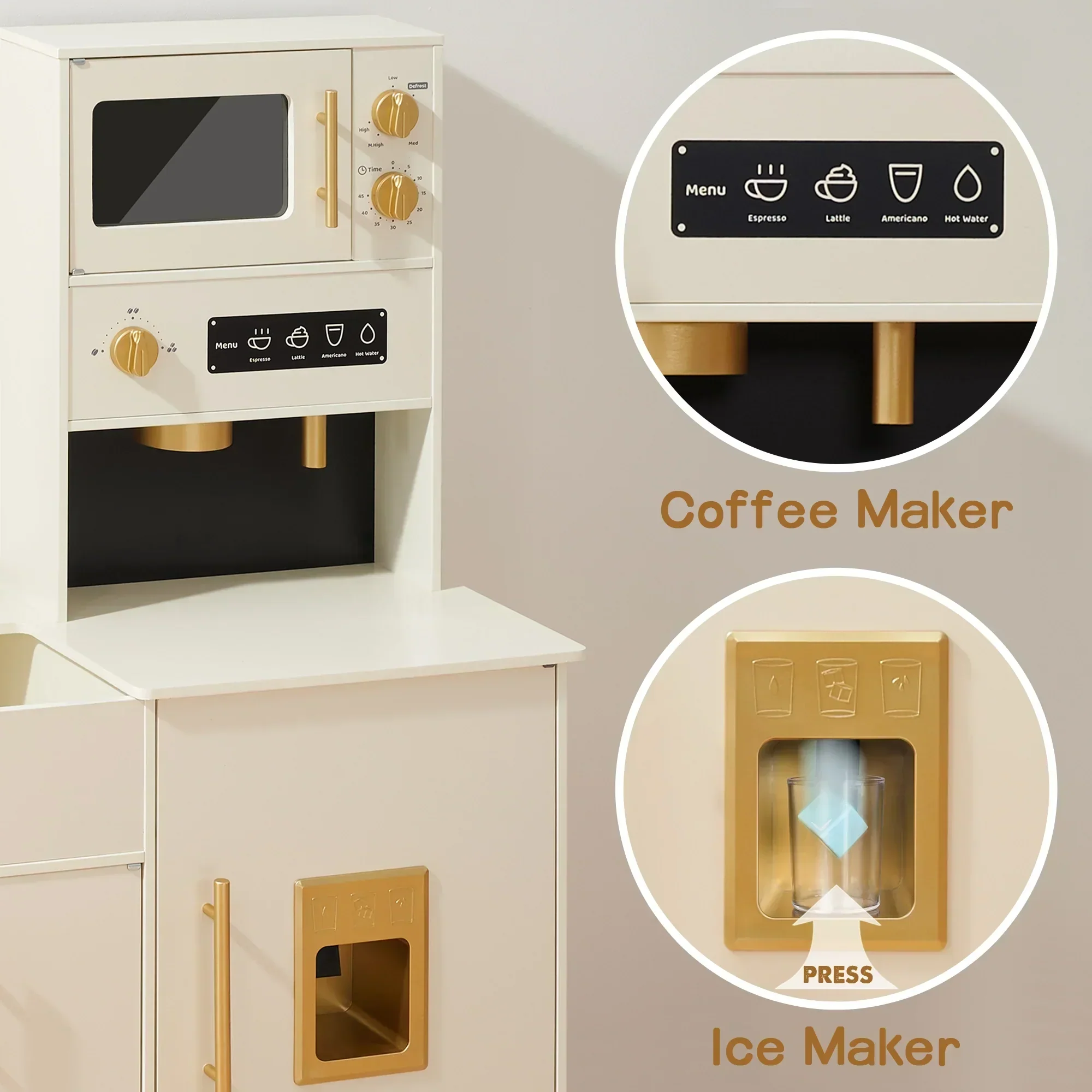 Tiny Land® Trendy Home Style Play Kitchen - Image 7